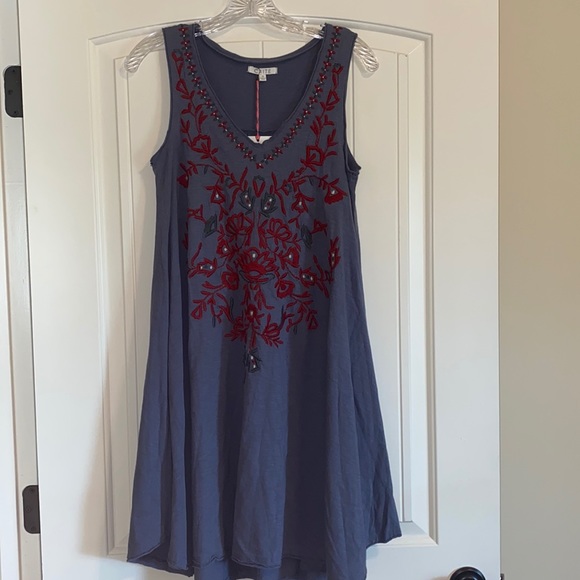 Caite Embroidered Dress - Picture 1 of 4